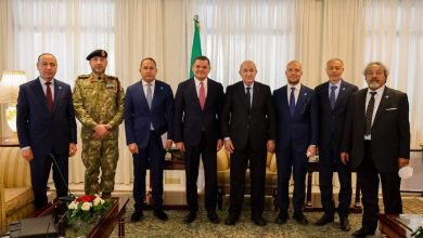صورة رئيس الجمهورية يستقبل السيد عبد الحميد الدبيبة، رئيس الوزراء لدولة ليبيا، والوفد المرافق له