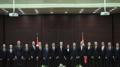 صورة تشاووش أوغلو وأكار خارجها.. أردوغان يعلن تشكيلة الحكومة التركية الجديدة وفيها امرأة وحيدة