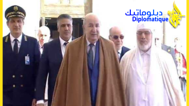 صورة رئيس الجمهورية يشرف على مراسم التدشين الرسمي لجامع الجزائر