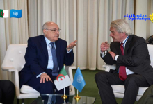 صورة عطاف يجري محادثات ثنائية مع المنسق الأممي لعملية السلام في الشرق الاوسط، السيد تور وينسلاند