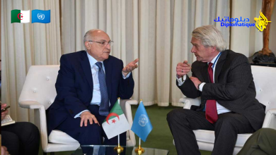 صورة عطاف يجري محادثات ثنائية مع المنسق الأممي لعملية السلام في الشرق الاوسط، السيد تور وينسلاند