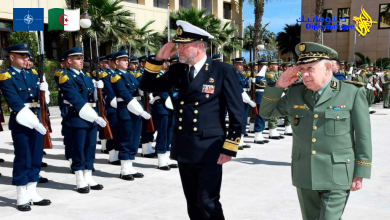 صورة السيد الفريق أول، رئيس أركان الجيش الوطني الشعبي،  يستقبل رئيس اللجنة العسكرية لمنظمة حلف شمال الأطلسي