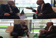 صورة عطاف يعقد لقاءين ثنائيين مع نظيره البرازيلي، السيد ماورو فييرا، وكذا مع نظيره الأردني، السيد أيمن الصفدي